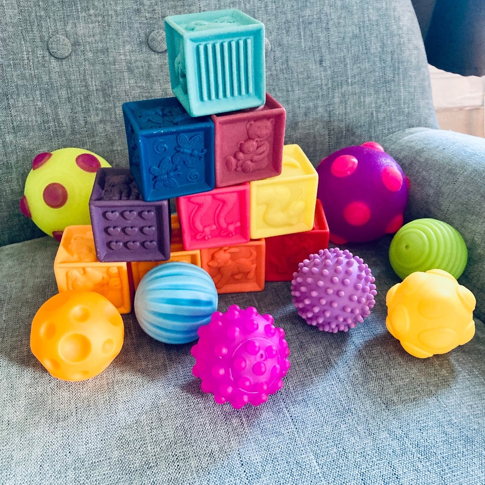 Baby Toy Bundle Blocks and Balls